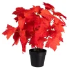 Kunstpflanzen|Die moderne Hausfrau Deko-Ahornbäumchen rot
