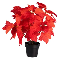 Kunstpflanzen|Die moderne Hausfrau Deko-Ahornbäumchen rot