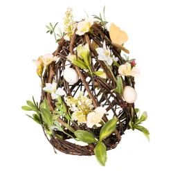 Kunstpflanzen|Frühlingsdekoration|Die moderne Hausfrau Deko-Ei „Frühling“