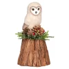 Dekofiguren|Die moderne Hausfrau Dekofigur Filz-Eule „Elvira“