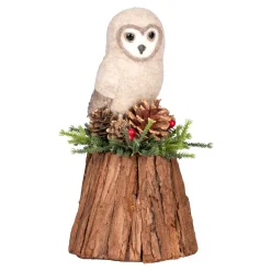 Dekofiguren|Die moderne Hausfrau Dekofigur Filz-Eule „Elvira“