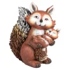 Dekofiguren|Herbstdekoration|Die moderne Hausfrau Dekofigur "Fuchsmama mit Kind"