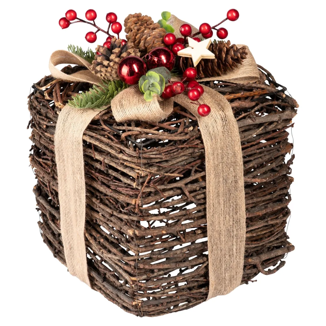 Dekofiguren|Herbstdekoration|Die moderne Hausfrau Dekofigur "Geschenk" groß