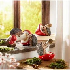 Dekofiguren|Herbstdekoration|Die moderne Hausfrau Dekofigur "Igel" Robert