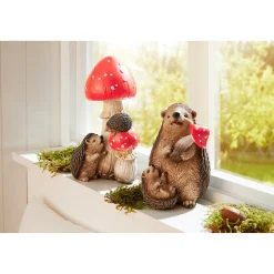 Dekofiguren|Die moderne Hausfrau Dekofigur „Igel-Mama“