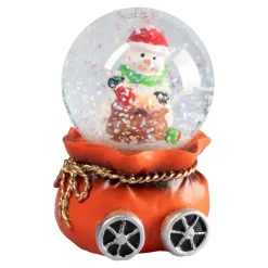 Dekofiguren|Die moderne Hausfrau Dekofigur "Mini-Schneekugel"