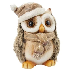 Dekofiguren|Die moderne Hausfrau Dekofigur Wintereule "Frostl"