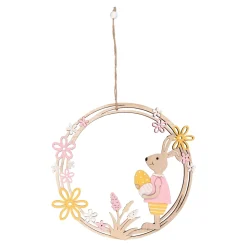 Dekofiguren|Osterdekoration|Die moderne Hausfrau Dekokranz "Hase" Osterhase