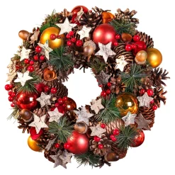 Weihnachtsdekoration·Adventskränze & Gestecke|Deko-Liebhaber|Die moderne Hausfrau Deko-Kranz "Kupfer"