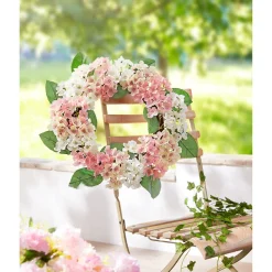 Die moderne Hausfrau Deko-Kunstblumenkranz „Hortensien“