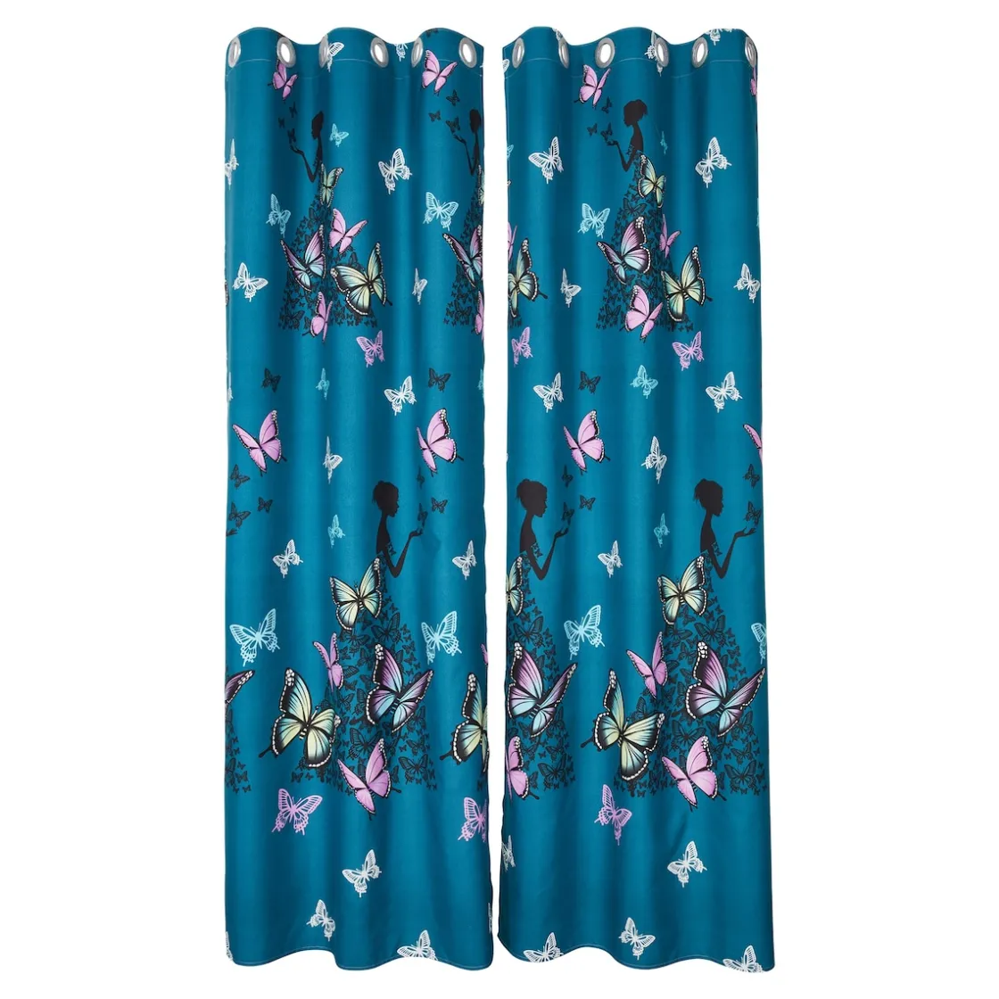 Frühlingsdekoration|Gardinen & Stores|Die moderne Hausfrau Deko-Schals "Schmetterlinge", 2 Stück