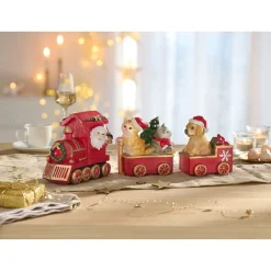 Weihnachtsdekoration·Weitere Weihnachtsdeko|Deko-Liebhaber|Die moderne Hausfrau Deko-Weihnachtszug, 3-teilig