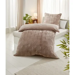 Bettzubehör ·Bettwäsche & Spannbettlaken|Die moderne Hausfrau Deluxe-Bettwäsche „Cashmerelike“, 2-teilig, 135x200 cm