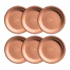 Teller|Die moderne Hausfrau Dessertteller-Set, Steingut LUMACA Beige