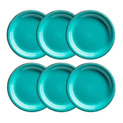 Teller|Die moderne Hausfrau Dessertteller-Set, Steingut LUMACA Laguna