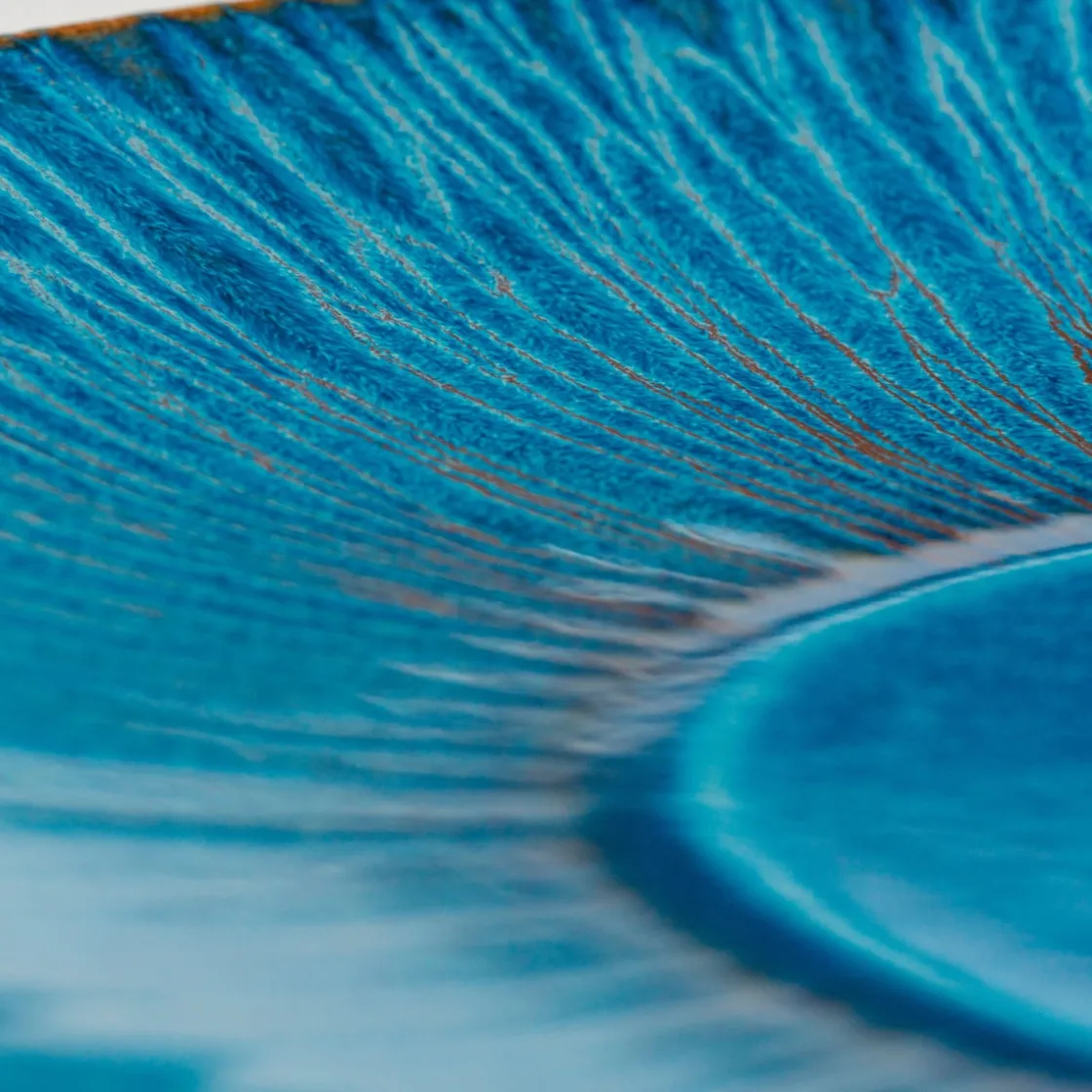 Teller|Die moderne Hausfrau Dessertteller-Set, Steinzeug Eisfall