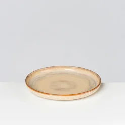 Teller|Die moderne Hausfrau Dessertteller-Set, Steinzeug Nebelwald