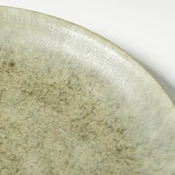 Teller|Die moderne Hausfrau Dessertteller-Set, Steinzeug Moos'N'Stein Grün