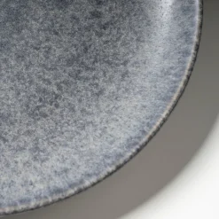 Teller|Die moderne Hausfrau Dessertteller-Set, Steinzeug Moos'N'Stein Grau