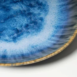 Teller|Die moderne Hausfrau Dessertteller-Set, Steinzeug Wilde Schlucht