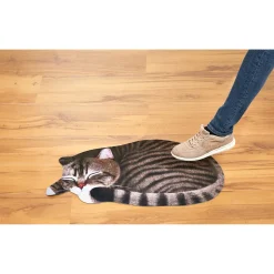 Schmutzfangmatten|Tierfreunde|Die moderne Hausfrau 3D-Fußmatte "Kater Max"
