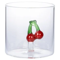 Gläser & Becher|Die moderne Hausfrau 3D-Glas, 350 ml Kirschen