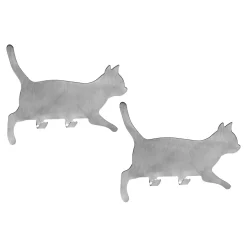 Garderoben & Haken|Badmöbel|Die moderne Hausfrau Doppelhaken „Minka“, 2 Stück