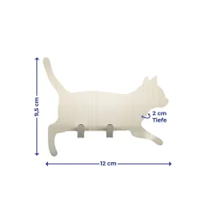 Garderoben & Haken|Badmöbel|Die moderne Hausfrau Doppelhaken „Minka“, 2 Stück