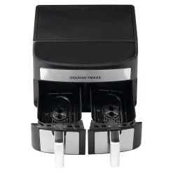 Fritteusen|Die moderne Hausfrau Doppelkammer-Heißluftfritteuse 7l, 2400 W