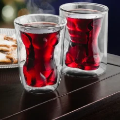 Gläser & Becher|Mitbringsel|Die moderne Hausfrau Doppelwandiges Glas, 160 ml Sexy Lady