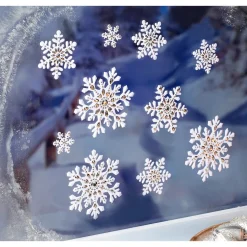 Fensterbilder|Die moderne Hausfrau 3D-Schneeflocken, 15-teilig