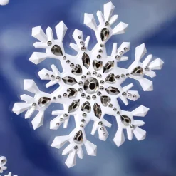 Fensterbilder|Die moderne Hausfrau 3D-Schneeflocken, 15-teilig