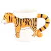 Tassen|Die moderne Hausfrau 3D-Tasse, 300 ml Tiger