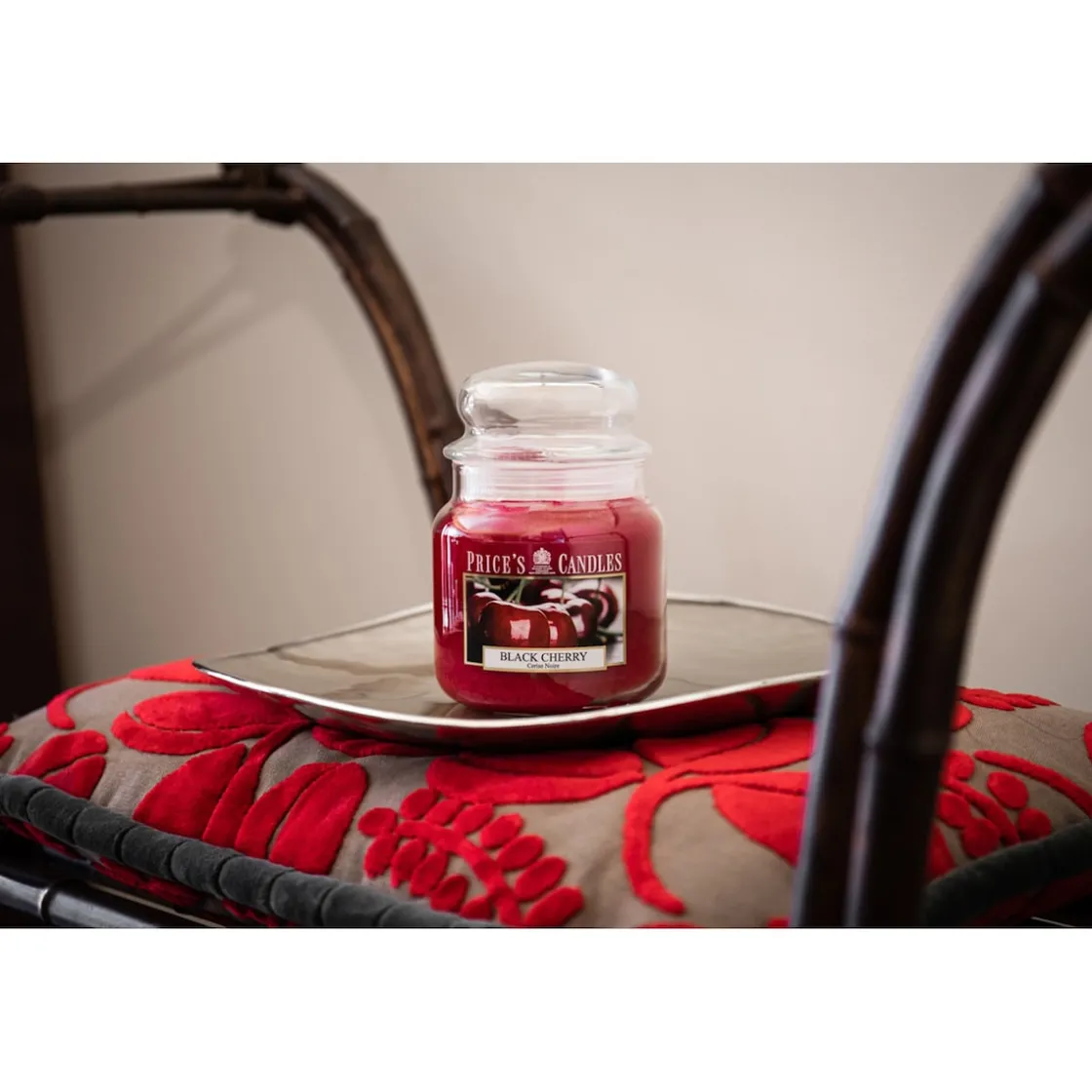 Leuchtdekoration·Kerzen & Teelichter|Die moderne Hausfrau Duftkerze, 411g Black Cherry