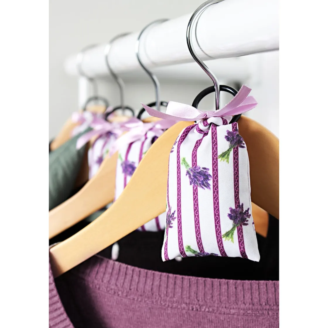 Raumdüfte|Lavendel-Liebhaber|Die moderne Hausfrau Duftsäckchen "Lavendel", 5 Stück