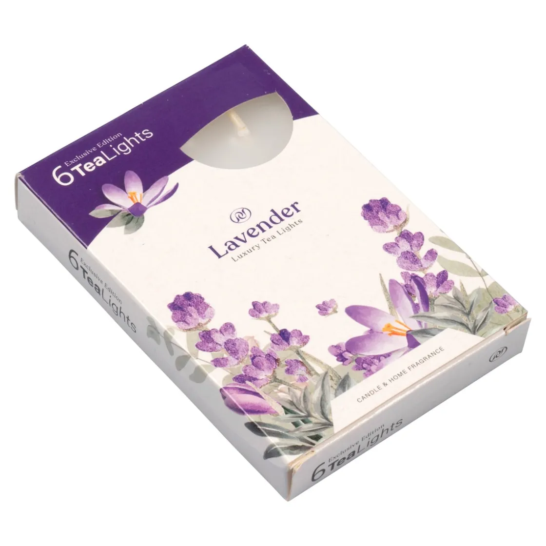 Leuchtdekoration·Kerzen & Teelichter|Lavendel-Liebhaber|Die moderne Hausfrau Duft-Teelichter, 6 Stück Lavendel