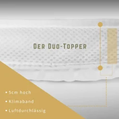 Bettzubehör ·Matratzentopper|Die moderne Hausfrau Duo-Topper 180x200 cm