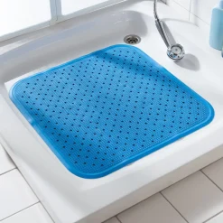 Bade- & Toilettenhilfen·Dusch- & Badewannenmatten|Die moderne Hausfrau Duschmatte blau
