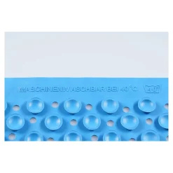 Die moderne Hausfrau Duschmatte blau