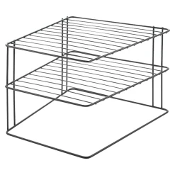 Die moderne Hausfrau Eckschrankeinsatz "Palio" Lava mit 2 Etagen