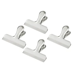 Öffner & Verschlüsse|Verschlussclips|Die moderne Hausfrau Edelstahl Verschlussclips "XXL", 4 Stück