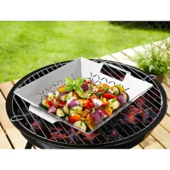 Backbleche & Grillkörbe|Ofenroste & Grillkörbe|Die moderne Hausfrau Edelstahl-Grillkorb