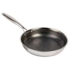 Pfannen|Die moderne Hausfrau Edelstahl-Pfanne „Premium Polygon“ 24 cm