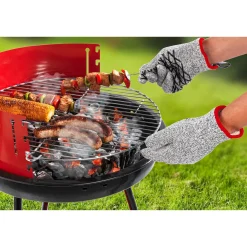 Geniale Küchenhelfer|Die moderne Hausfrau Edelstahl-Spieße mit Abstreifer, 8 Teile