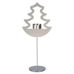 Weihnachtsdekoration·Weihnachtsbeleuchtung|Weihnachtsdekoration·Weihnachtskerzen|Die moderne Hausfrau Edelstahl-Teelichthalter "Stern" Tanne