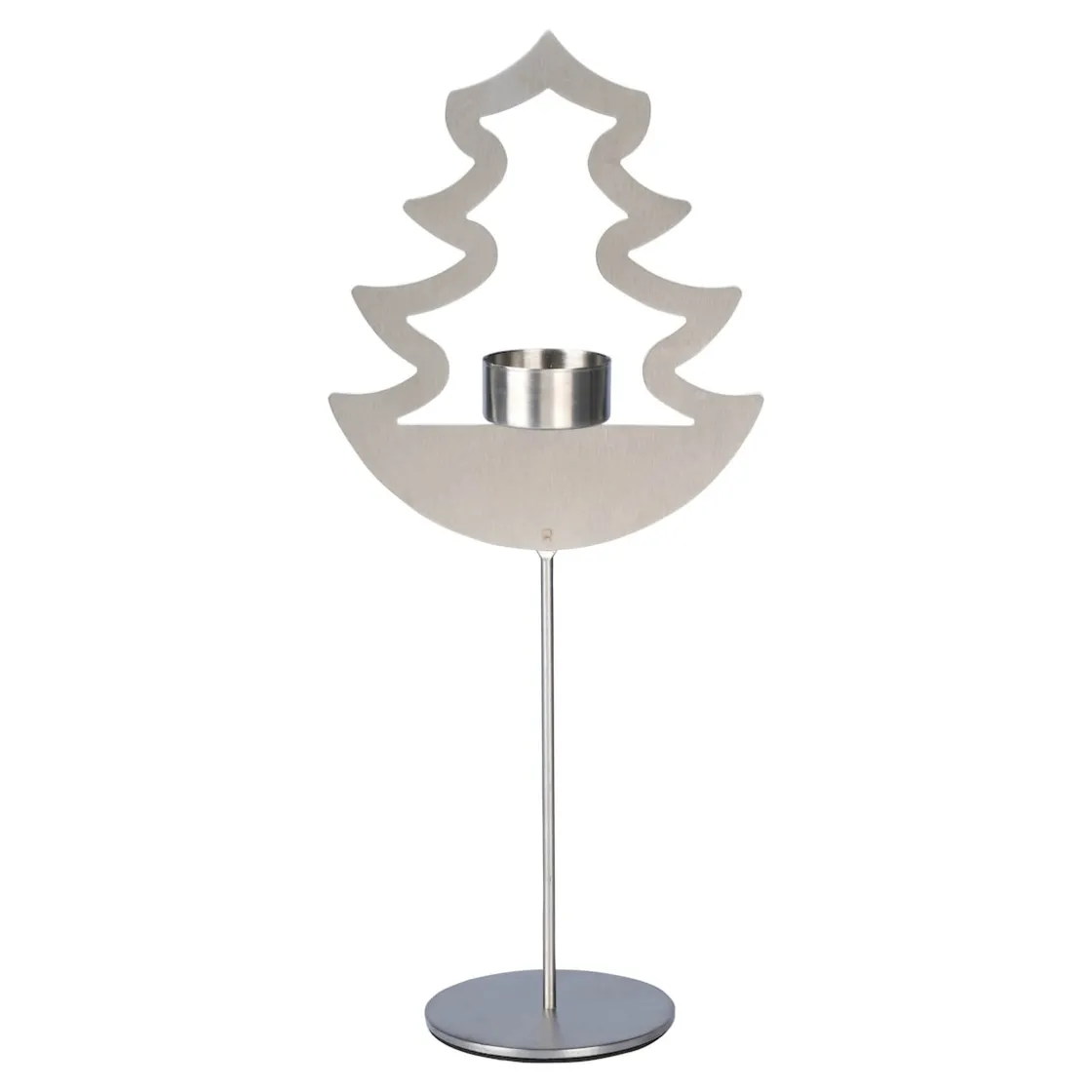Weihnachtsdekoration·Weihnachtsbeleuchtung|Weihnachtsdekoration·Weihnachtskerzen|Die moderne Hausfrau Edelstahl-Teelichthalter "Stern" Tanne