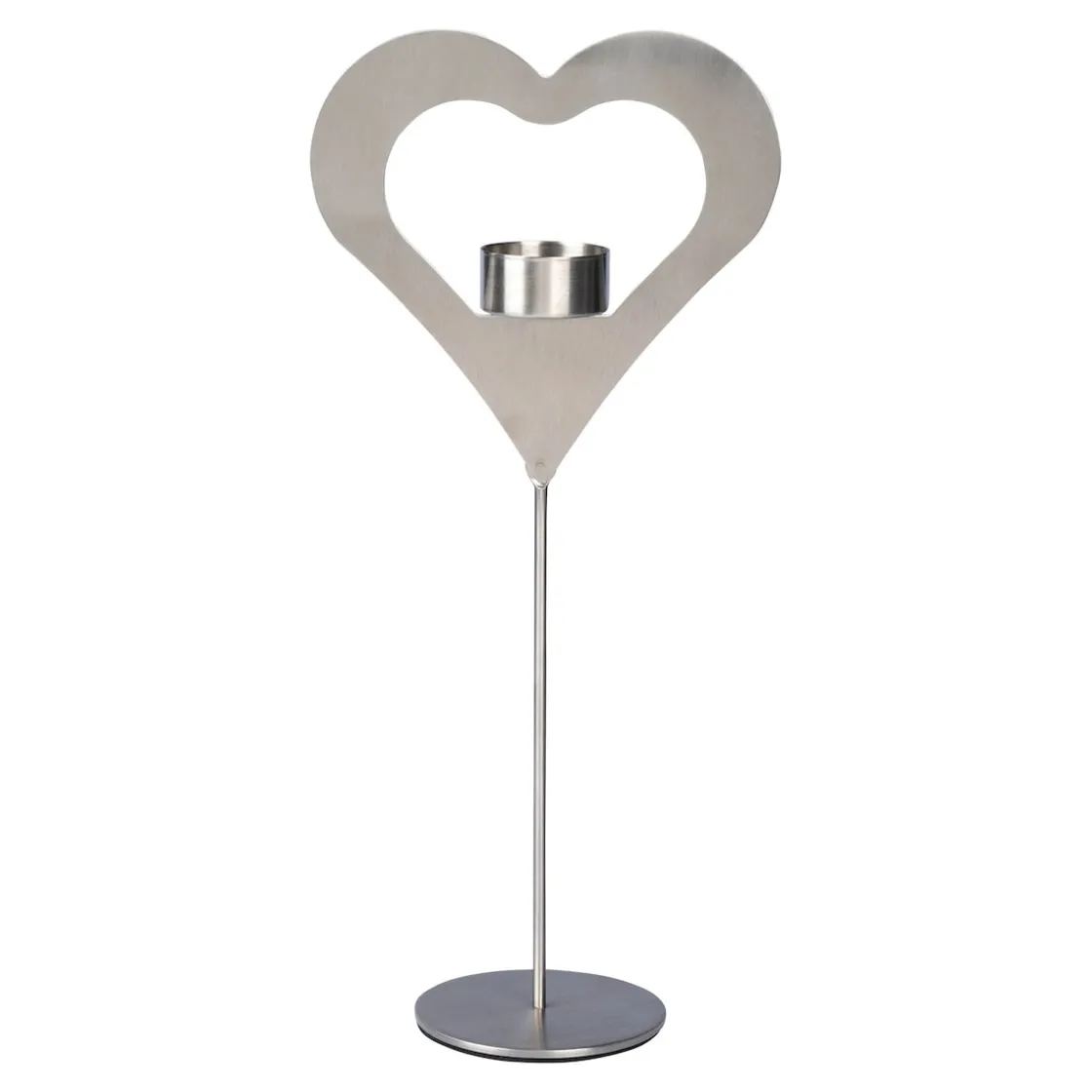 Weihnachtsdekoration·Weihnachtsbeleuchtung|Weihnachtsdekoration·Weihnachtskerzen|Die moderne Hausfrau Edelstahl-Teelichthalter "Stern" Herz