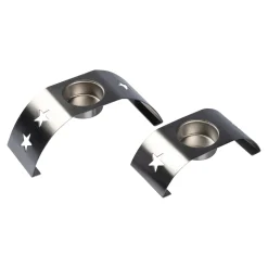 Weihnachtsdekoration·Weihnachtsbeleuchtung|Weihnachtsdekoration·Weihnachtskerzen|Die moderne Hausfrau Edelstahl-Teelichthalter-Set, 2-teilig