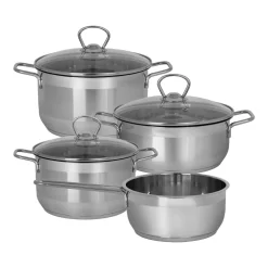 Töpfe|Die moderne Hausfrau Edelstahl-Topfset "Manhattan"