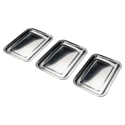 Servierzubehör|Die moderne Hausfrau Edelstahl-Wannen-Set, 3 Stück